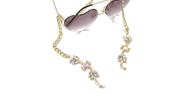 Crystal Glasses Chain-Gold-other