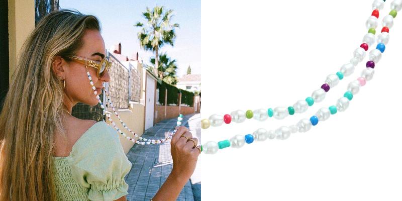 Debra Glasses Chain-White-other