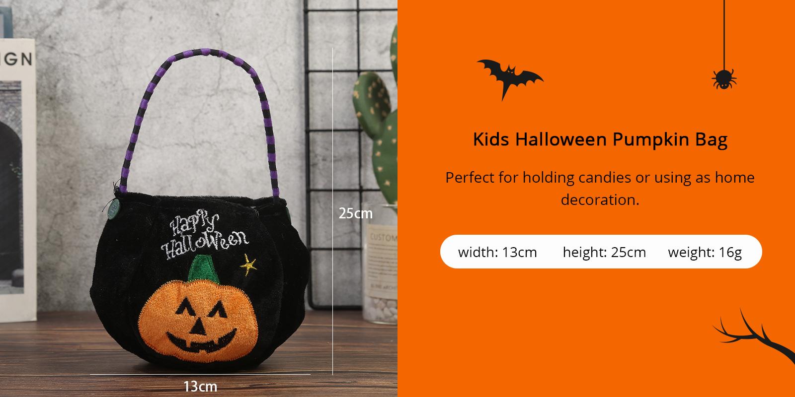 Kids Hollween Pumpkin Bag-Black--ACcombination-Other-detail