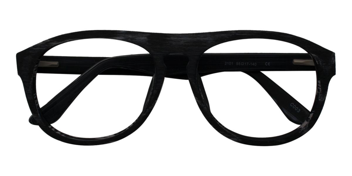 Square Glasses 180710002-Striped-Square-Acetate-Eyeglasses-detail