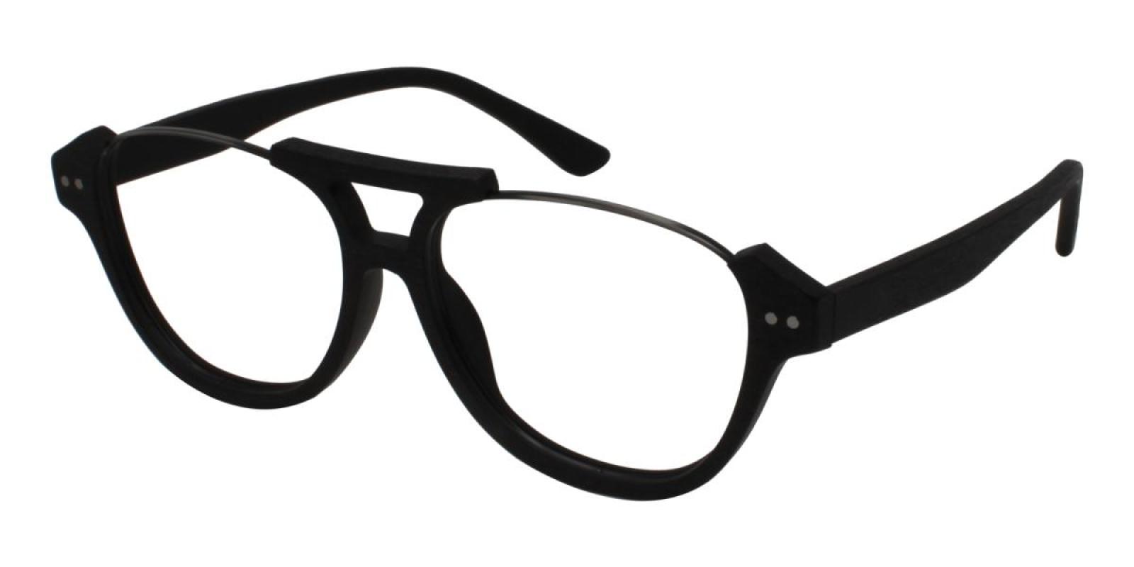 Levant-Black-Aviator-Combination-Eyeglasses-detail