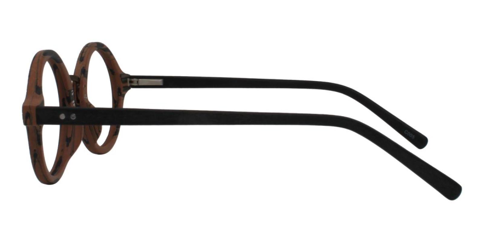 Woodiness-Brown-Round-Acetate-Eyeglasses-detail