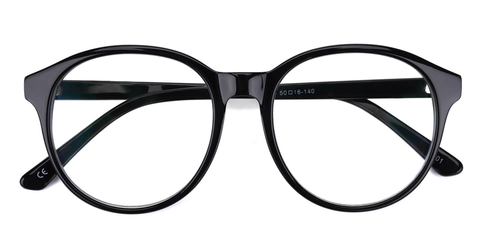 Bellona-Black-Round-Acetate-Eyeglasses-detail