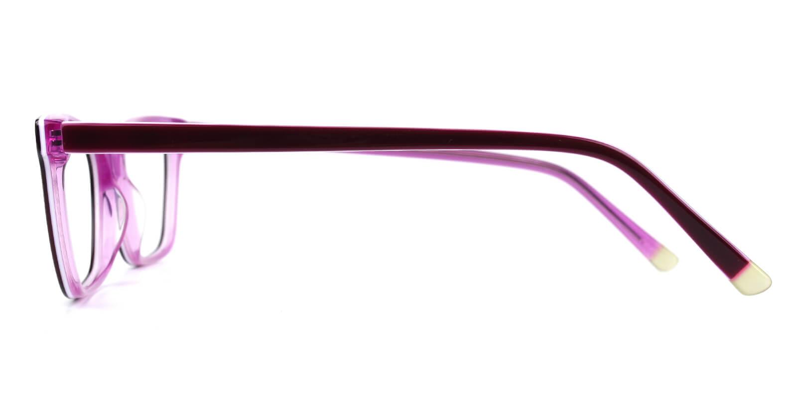 Waferay-Purple-Rectangle-Acetate-Eyeglasses-detail