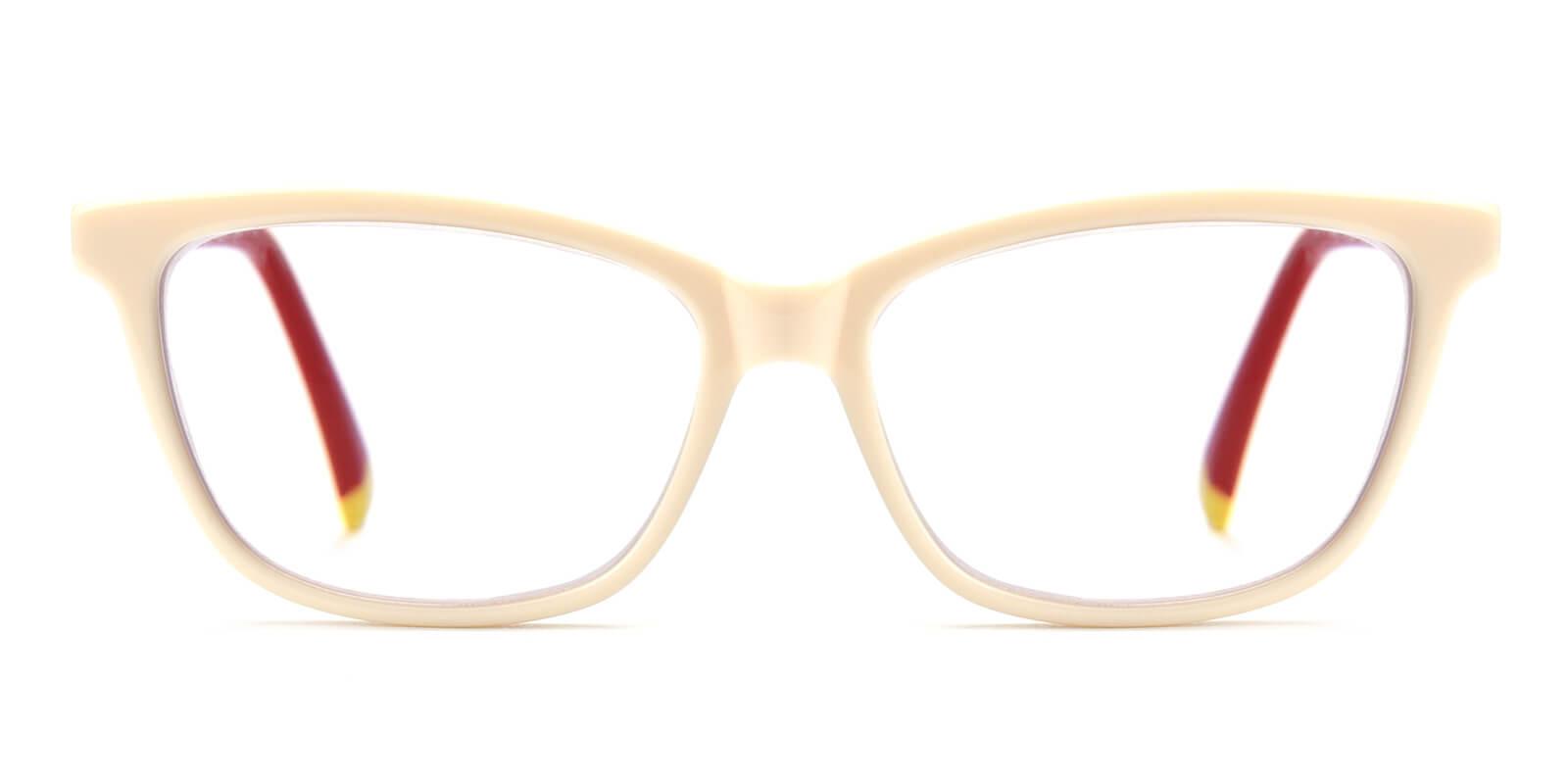 Ezra-White-Cat / Rectangle-Acetate-Eyeglasses-detail