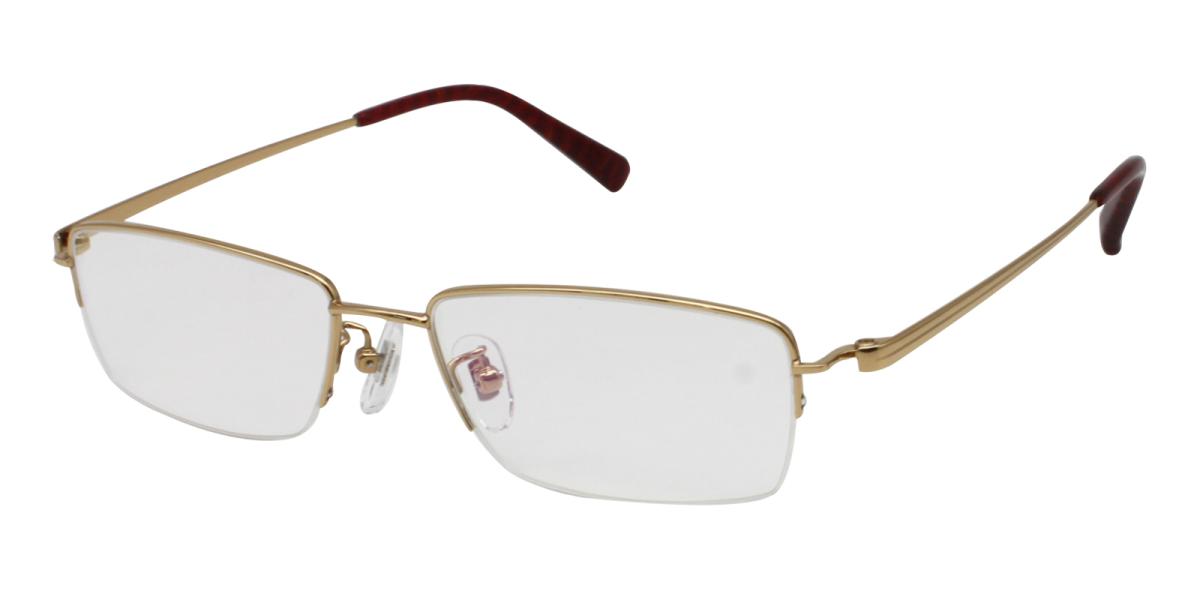 -Gold-Rectangle-Titanium-Eyeglasses-detail