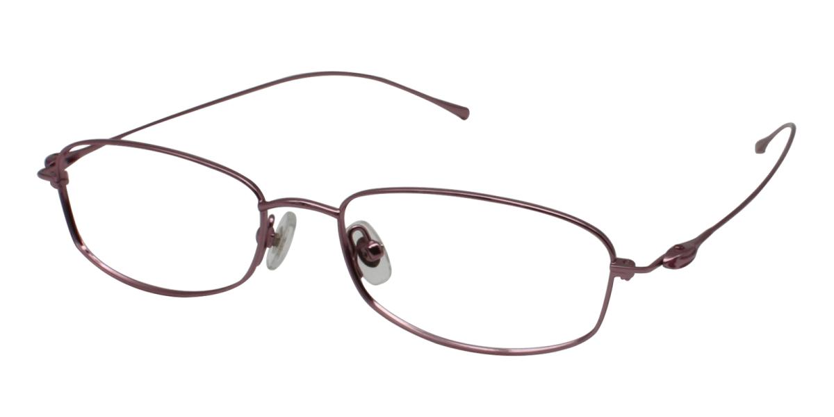 -Pink-Rectangle-Titanium-Eyeglasses-detail