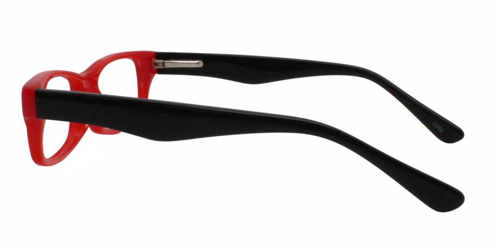 Kimmieny-Red-Rectangle-Acetate-Eyeglasses-detail