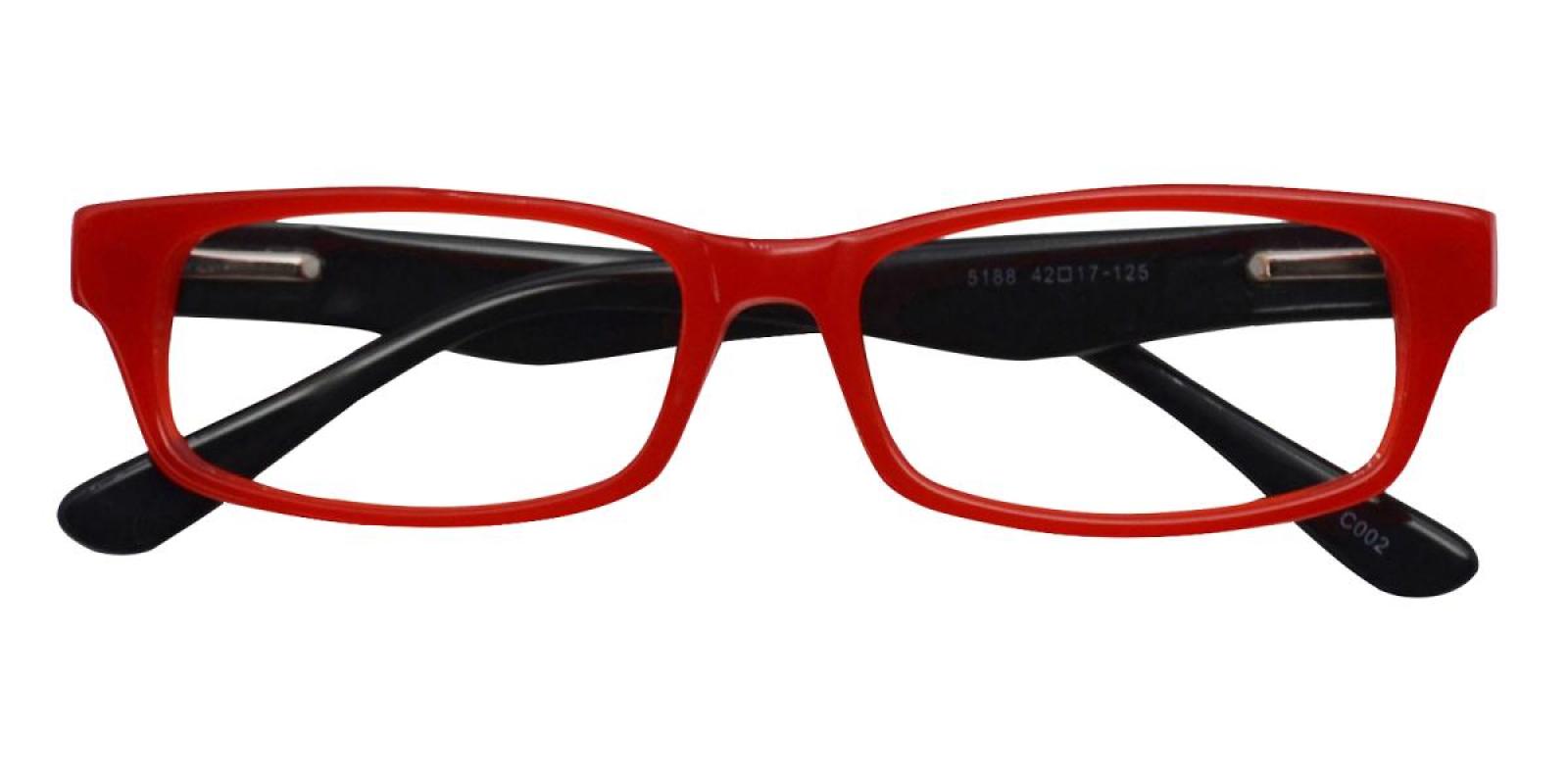 Kimmieny-Red-Rectangle-Acetate-Eyeglasses-detail