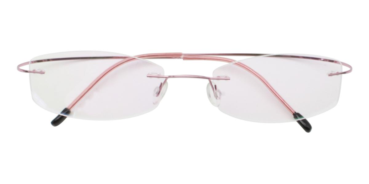 -Pink--Metal / Memory-Eyeglasses-detail