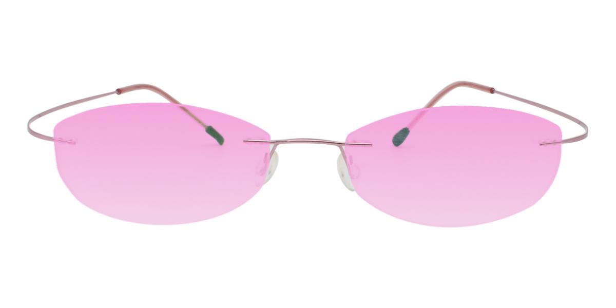 -Pink--Metal / Memory-Eyeglasses-detail