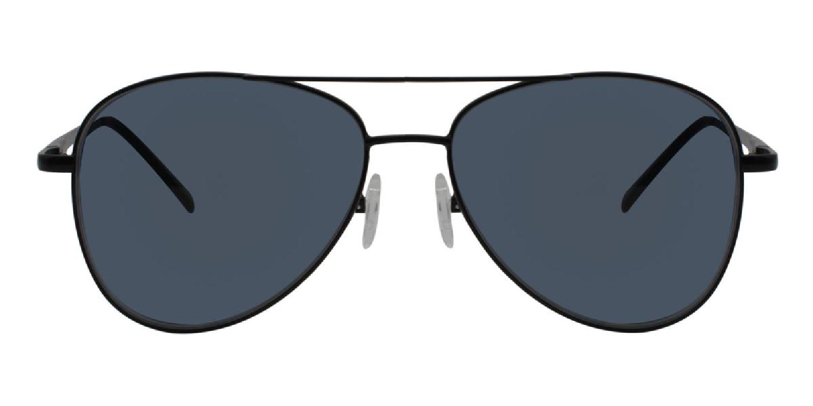Eudora-Black-Aviator-Metal-Sunglasses-detail