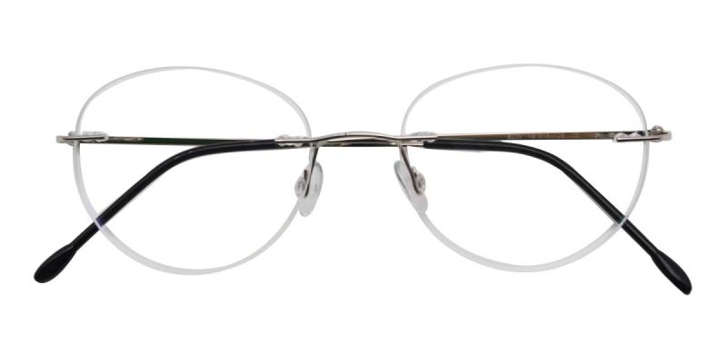 Ditto-Silver-Eyeglasses