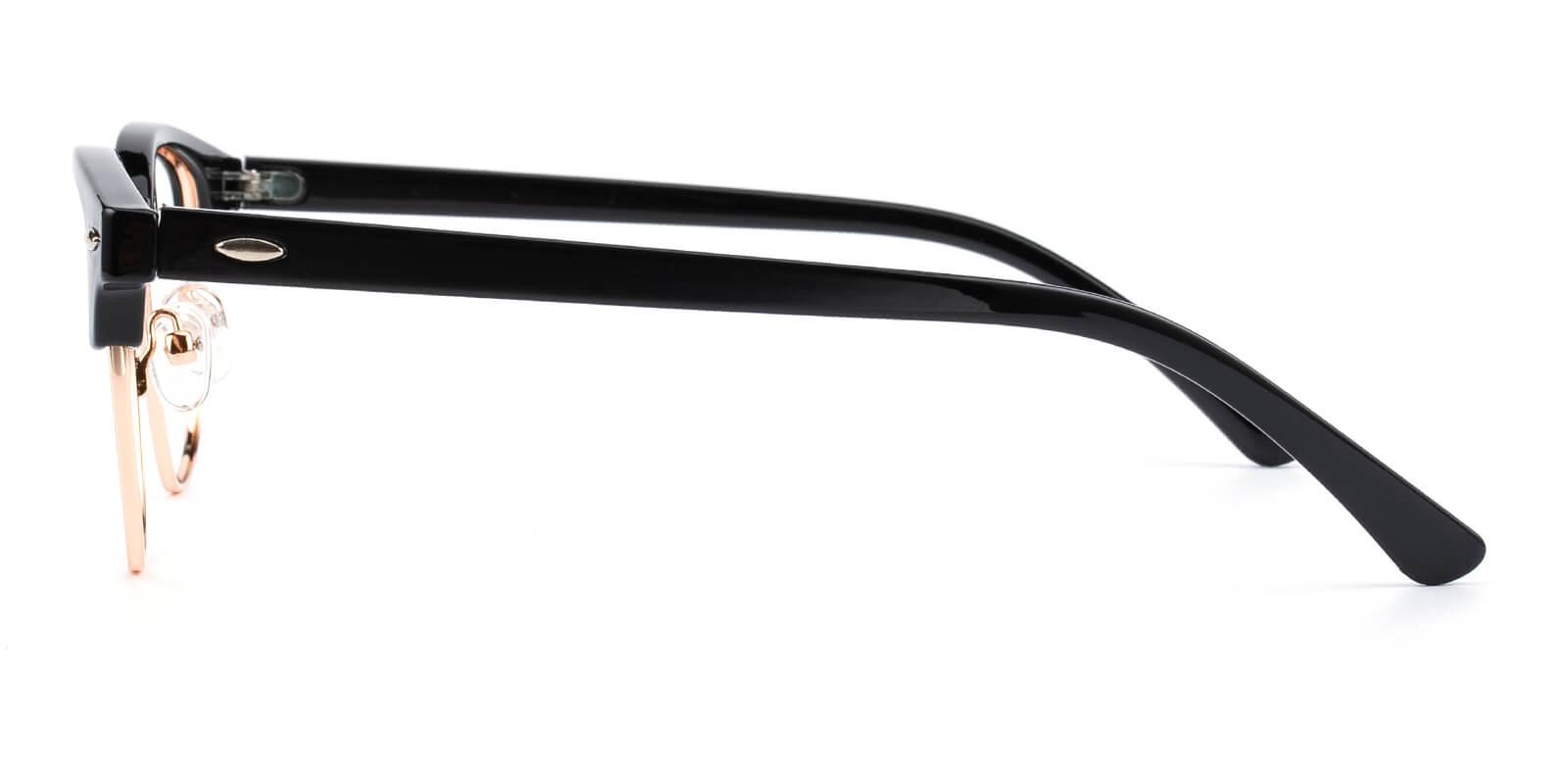 Creative-Black-Browline-Combination / Metal / Plastic-Eyeglasses-detail