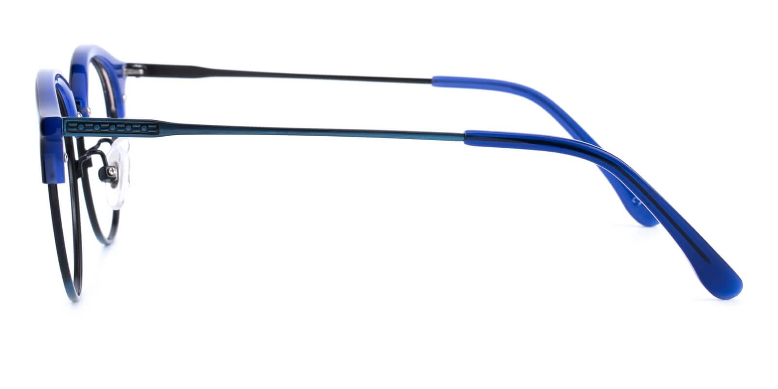 Avenue-Blue-Browline-Combination / Metal / TR-Eyeglasses-detail