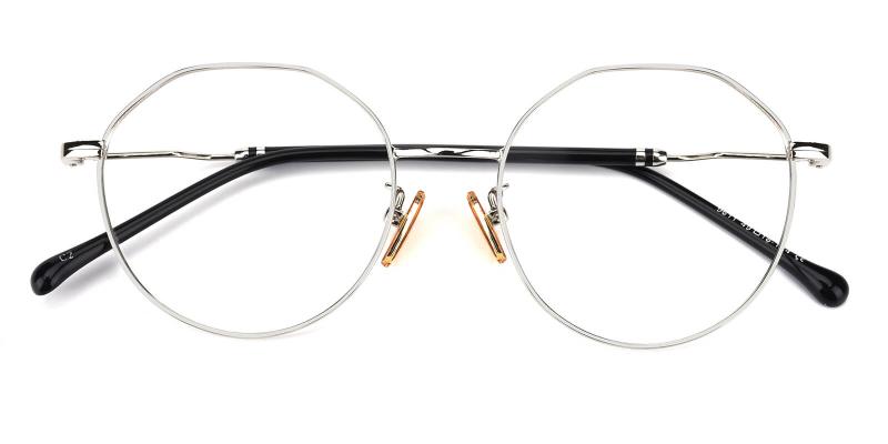 Clarker-Silver-Eyeglasses