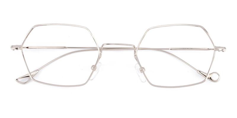 Goldien-Silver-Eyeglasses