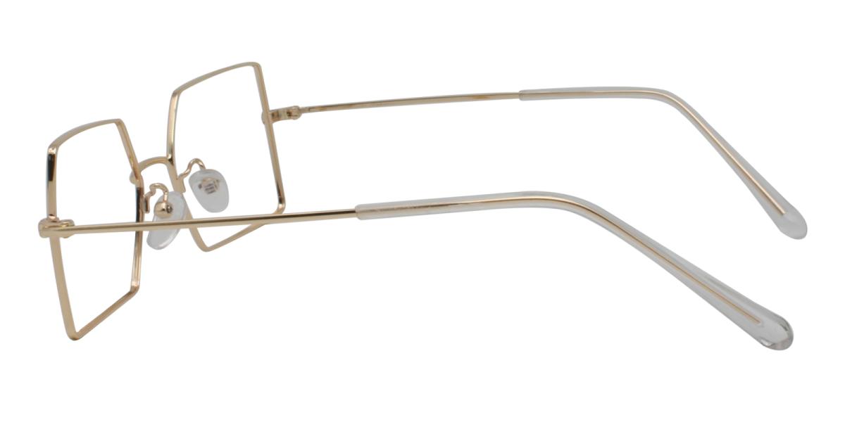 -Gold-Geometric-Metal-Eyeglasses-detail