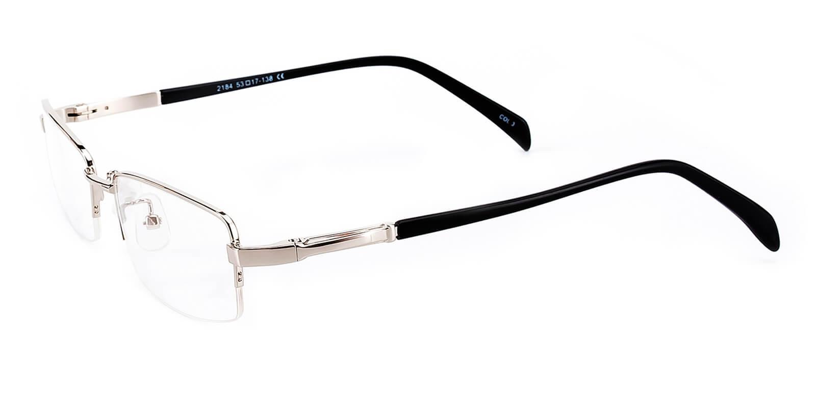 Furox-Silver-Rectangle-Metal-Eyeglasses-detail