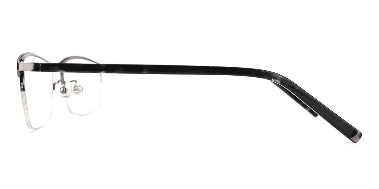 Elegant-Gun-Rectangle-Metal-Eyeglasses-detail