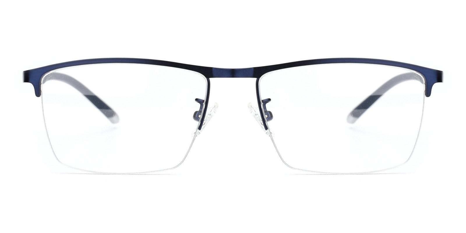 Simon-Blue-Rectangle-Metal-Eyeglasses-detail