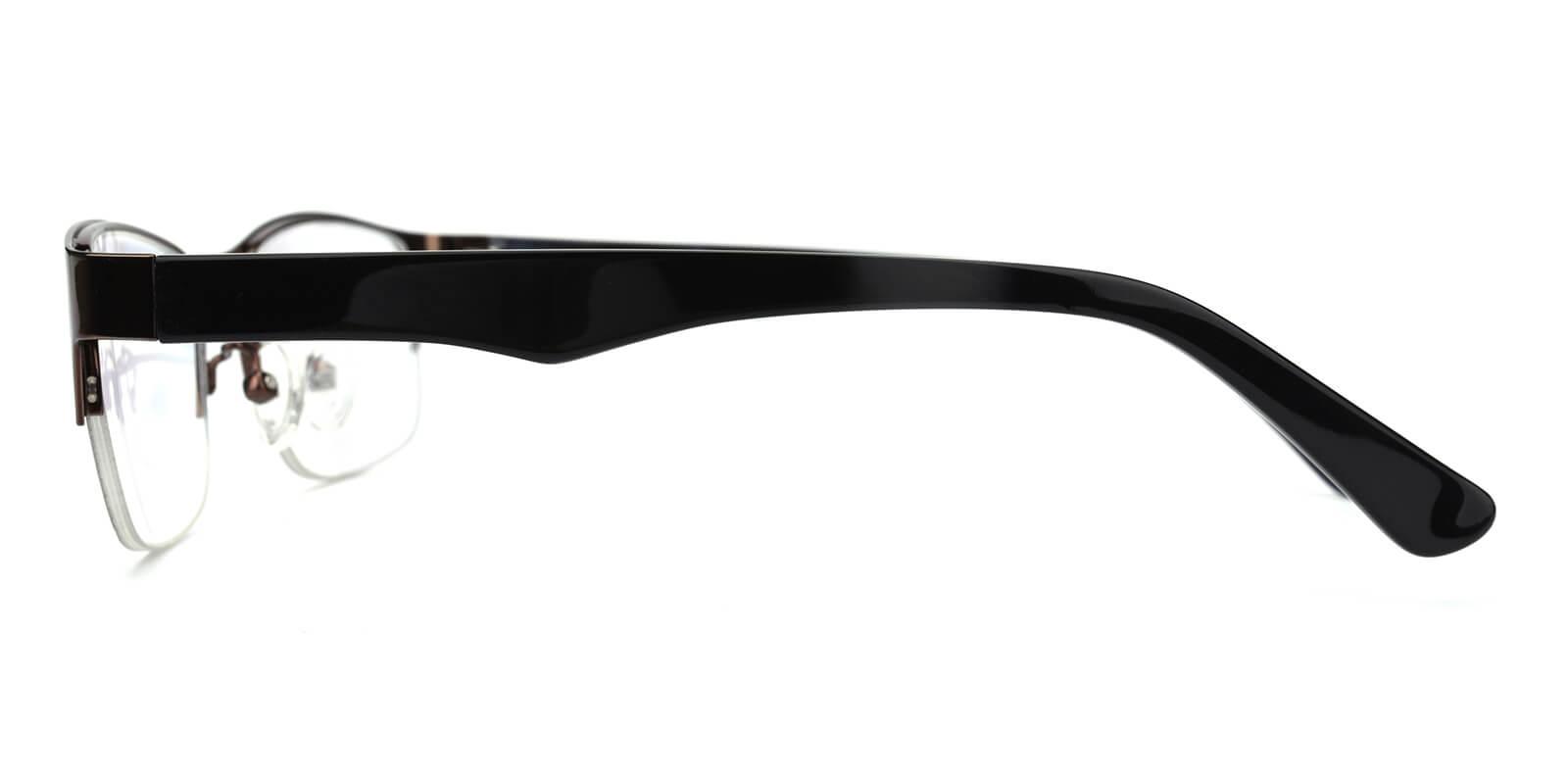 Sapphire-Brown-Rectangle-Metal-Eyeglasses-detail