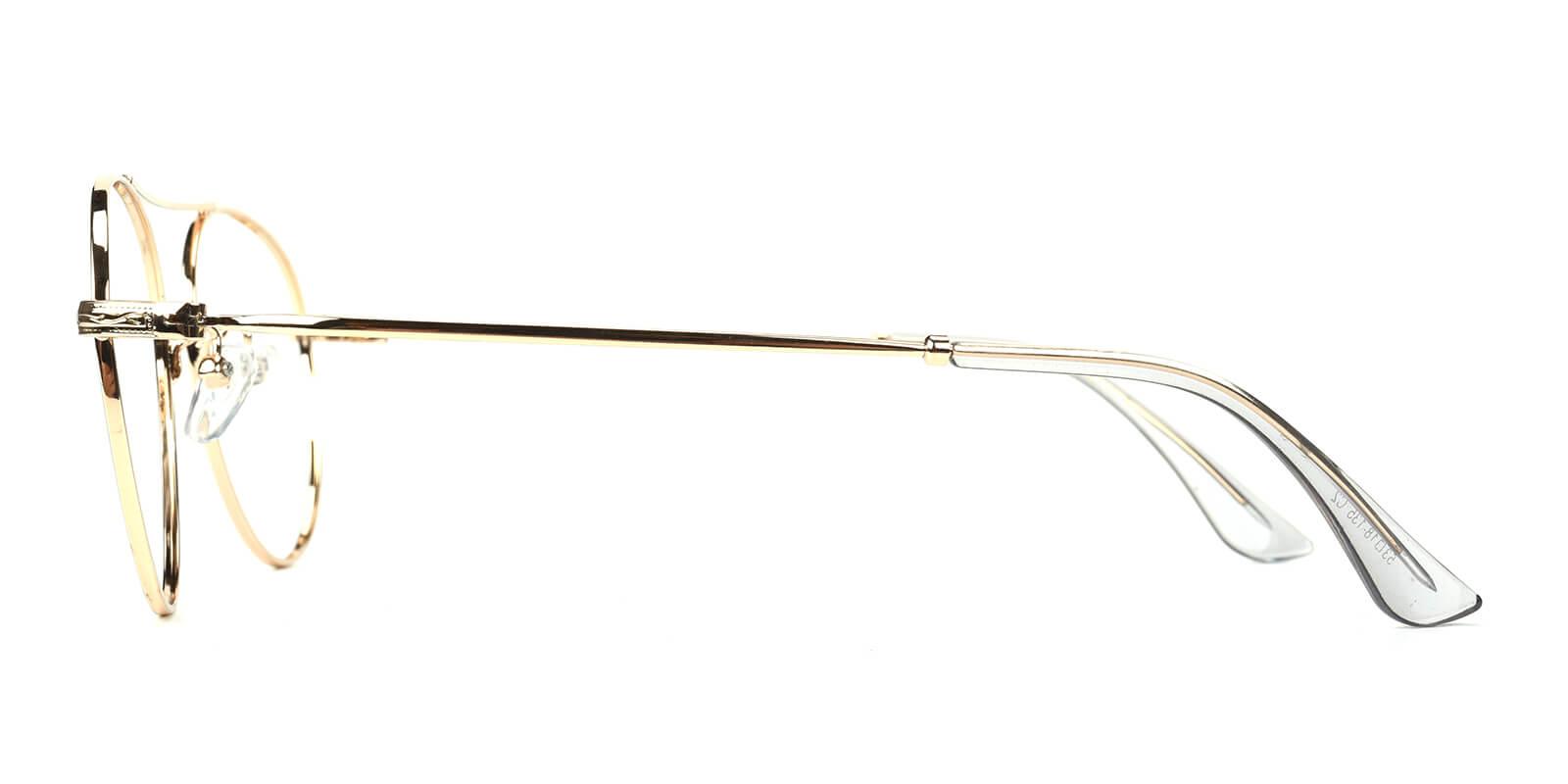 Hermoso-Gold-Aviator-Metal-Eyeglasses-detail