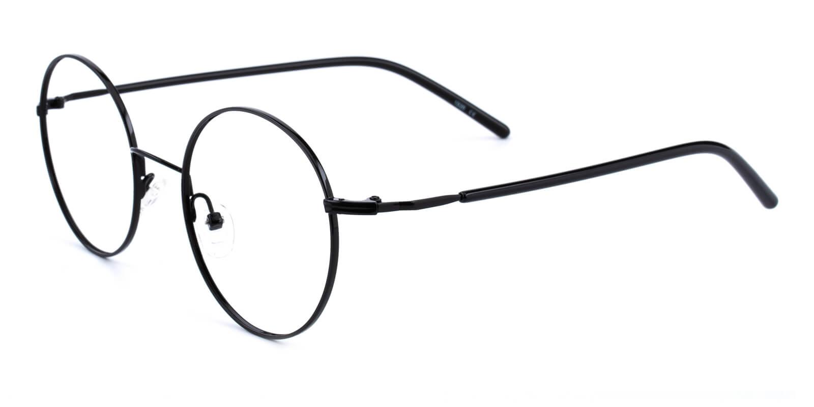 Maddy-Black-Round-Metal-Eyeglasses-detail