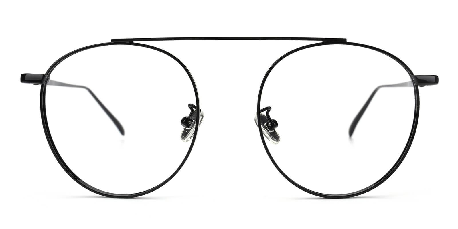 Eos-Black-Aviator-Metal-Eyeglasses-detail