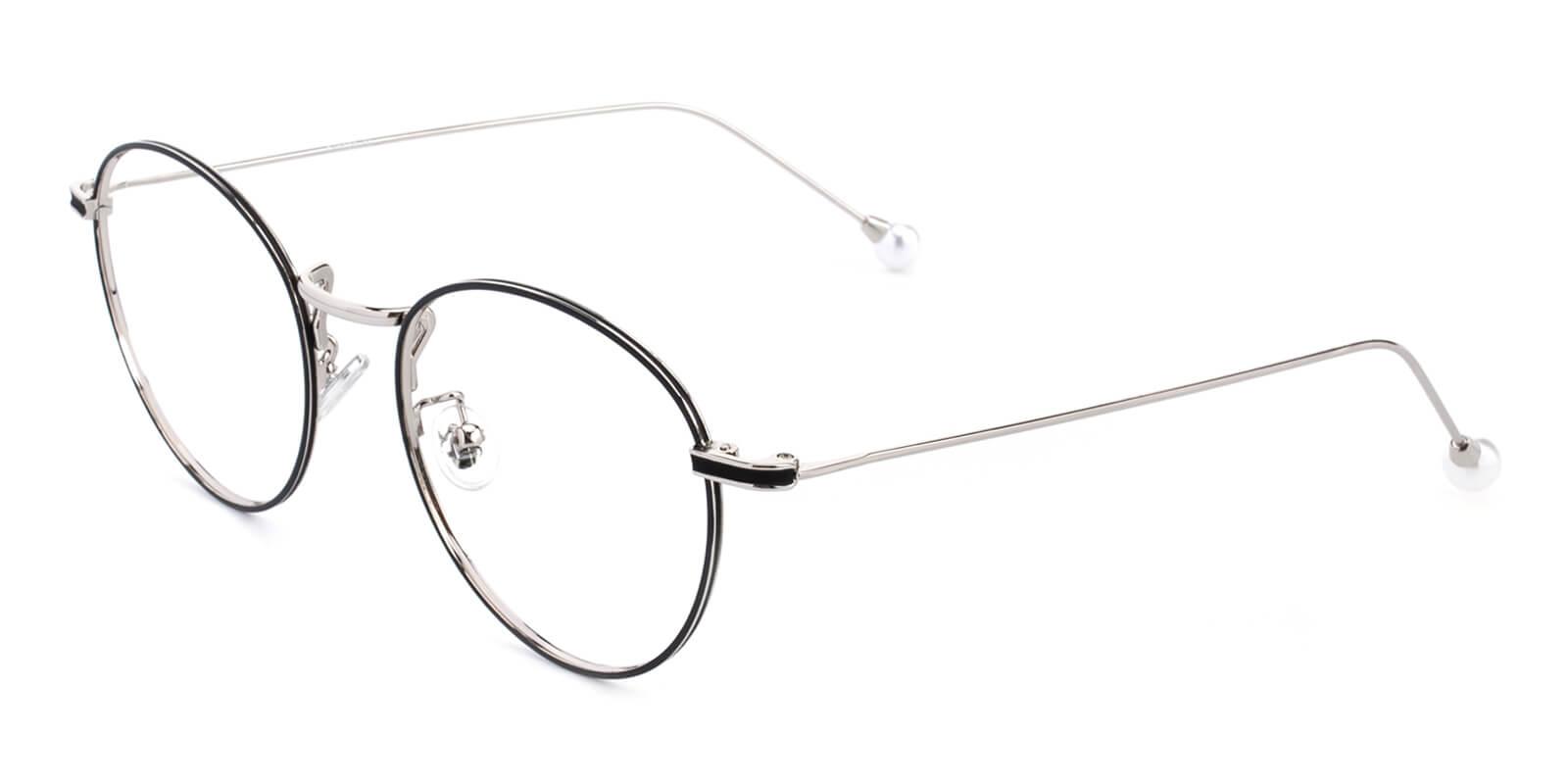 Frail-Silver-Round-Metal-Eyeglasses-detail