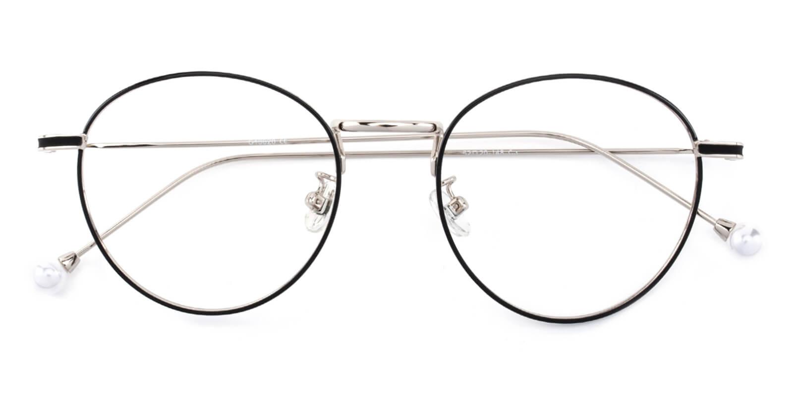 Frail-Silver-Round-Metal-Eyeglasses-detail