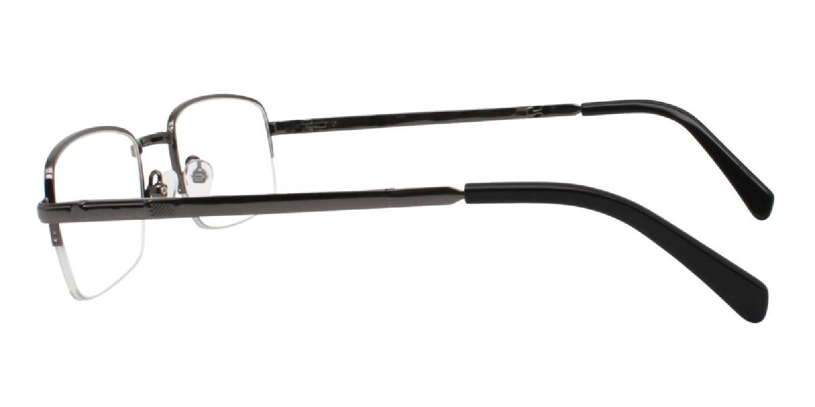 Andrew Foldable Glasses-Gun-Rectangle-Metal-Eyeglasses-detail