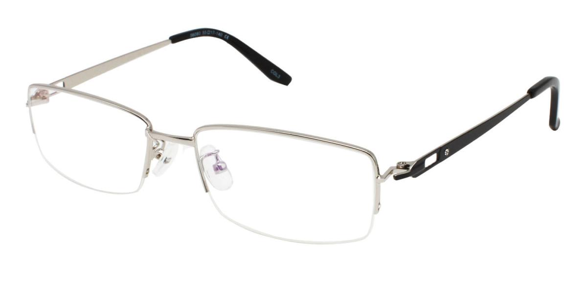 Ethiopia-Silver-Rectangle-Metal-Eyeglasses-detail