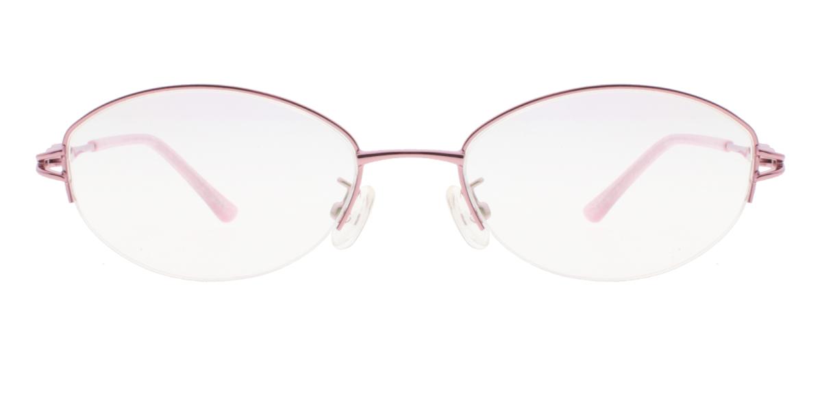 -Pink-Oval-Metal-Eyeglasses-detail