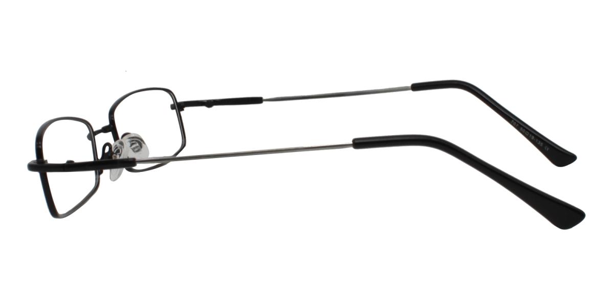 -Black-Rectangle-Metal-Eyeglasses-detail
