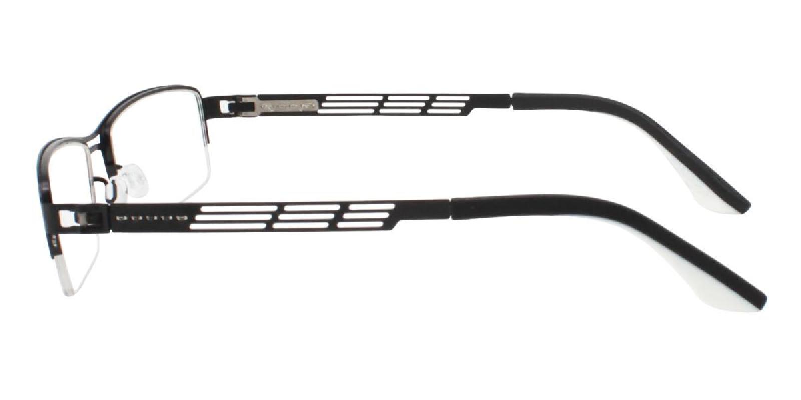 Carel-Black-Rectangle-Metal-Eyeglasses-detail