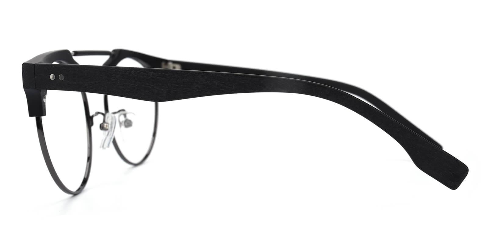 Ombama-Black-Browline-Combination-Eyeglasses-detail