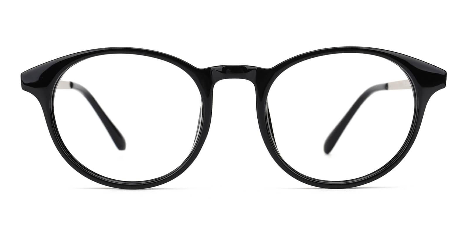 Zaire-Black-Round-Metal / TR-Eyeglasses-detail