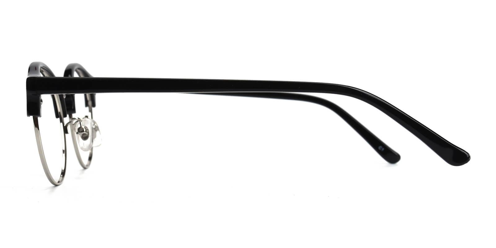 Zenoria-Black-Browline-Combination-Eyeglasses-detail