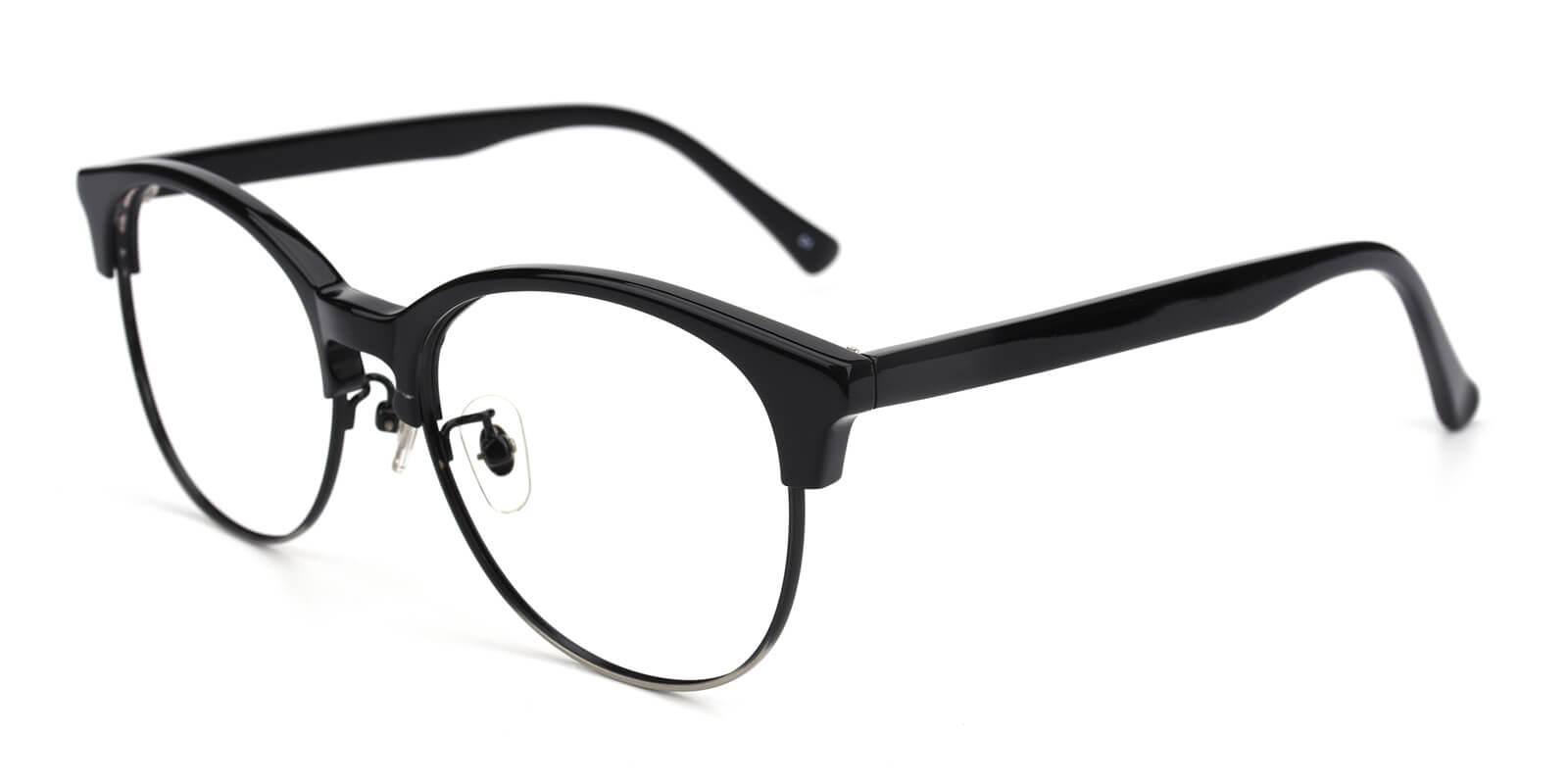 Withered-Black-Browline-Combination-Eyeglasses-detail