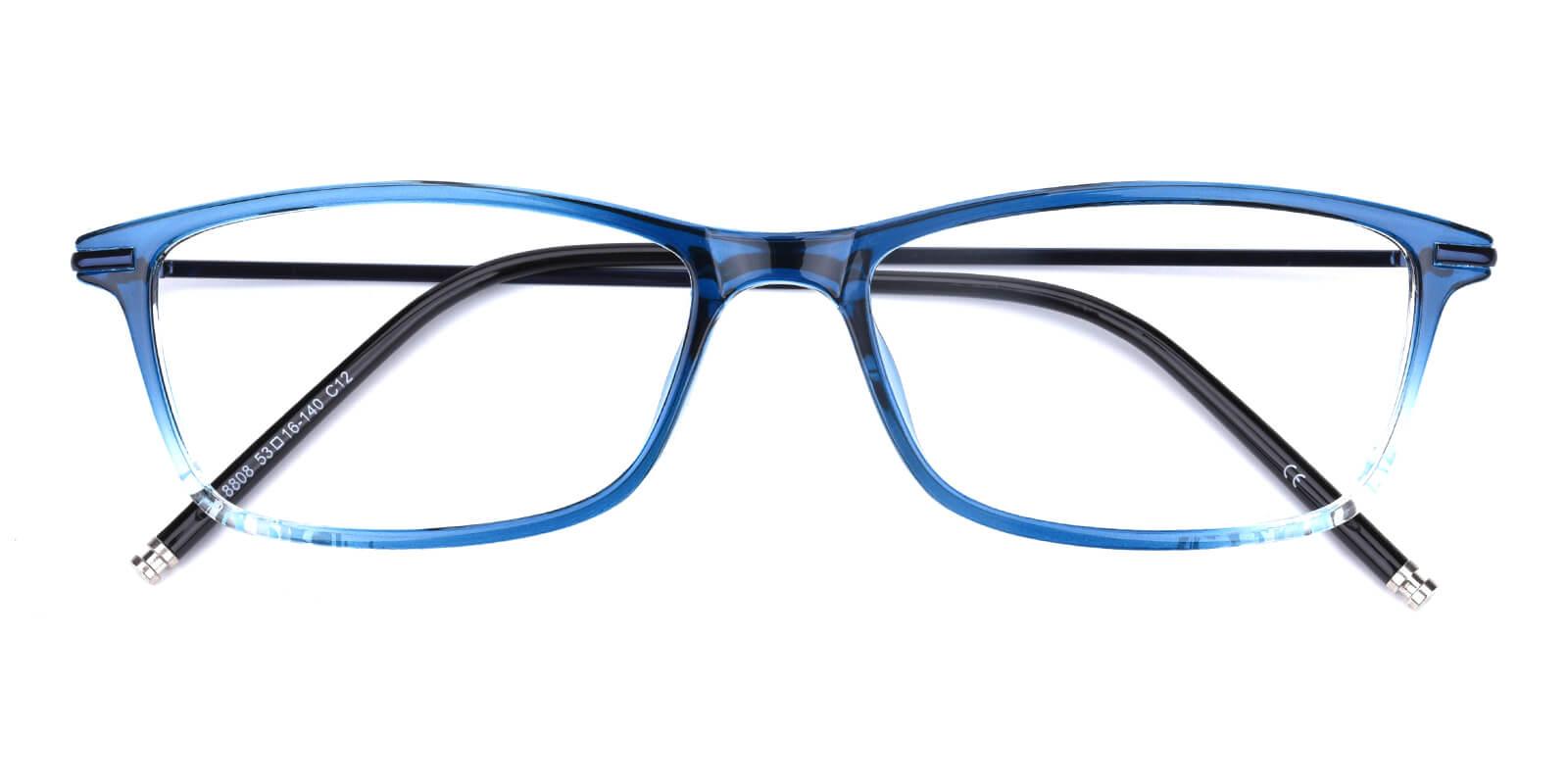 Redbuffer-Blue-Rectangle-TR-Eyeglasses-detail