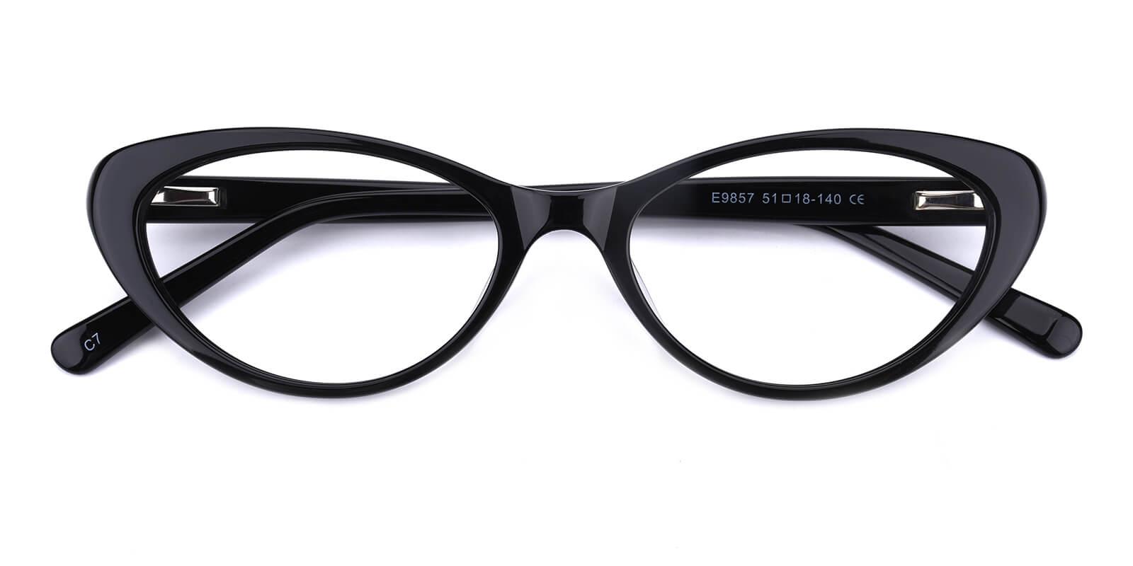 Fragment-Black-Cat-Acetate-Eyeglasses-detail