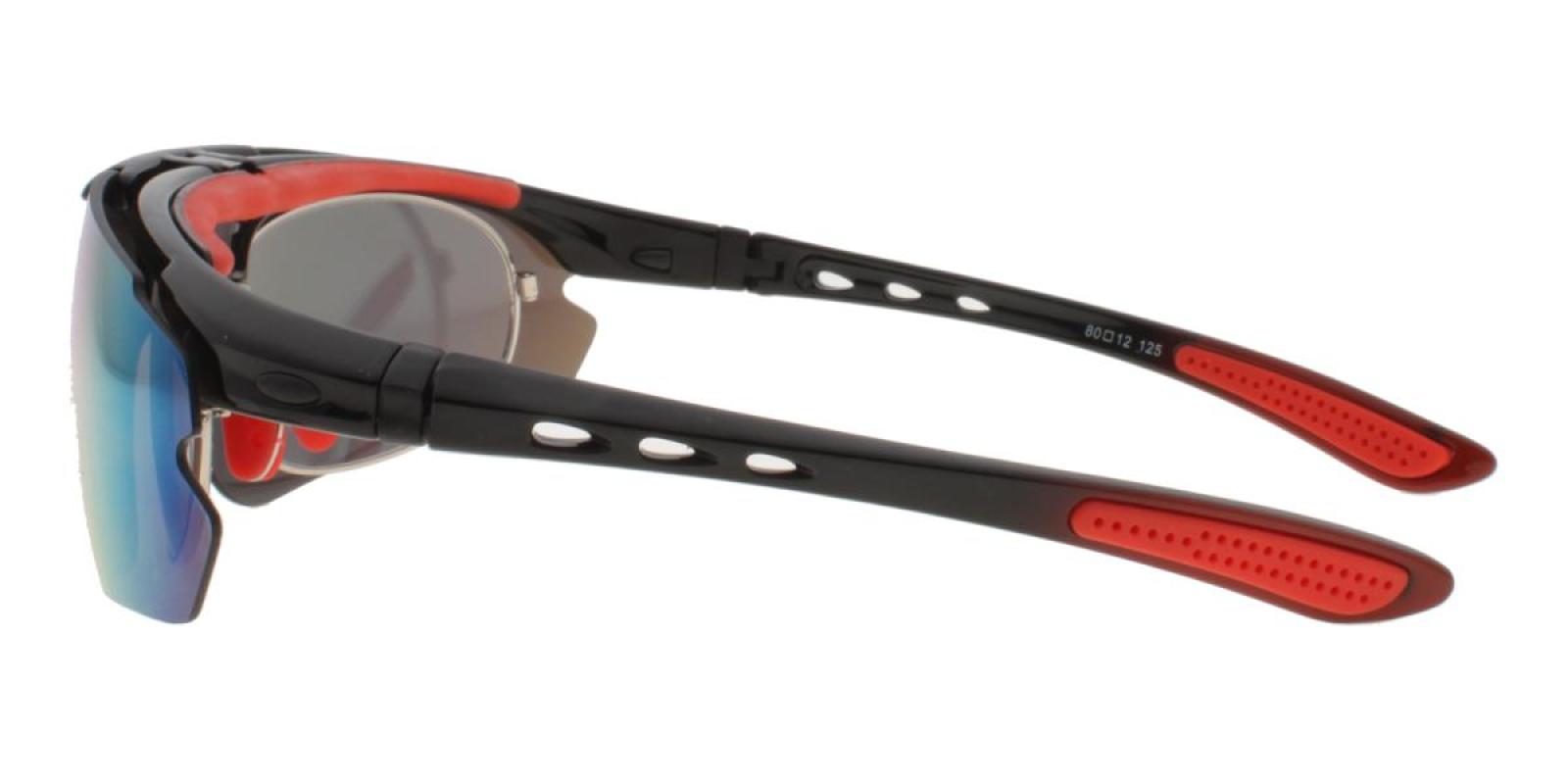 Vigor-Red-Geometric-Plastic-SportsGlasses-detail