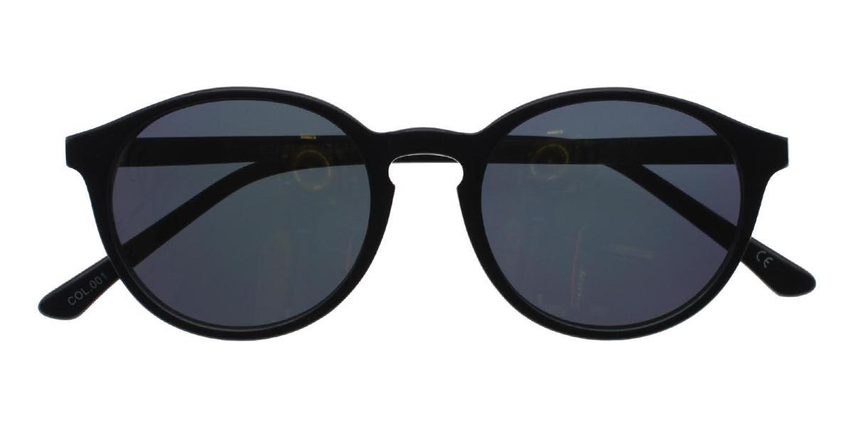 Grailm-Black-Round-Acetate-Sunglasses-detail