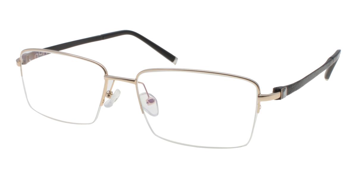 Grapheen-Gold-Rectangle-Titanium-Eyeglasses-detail