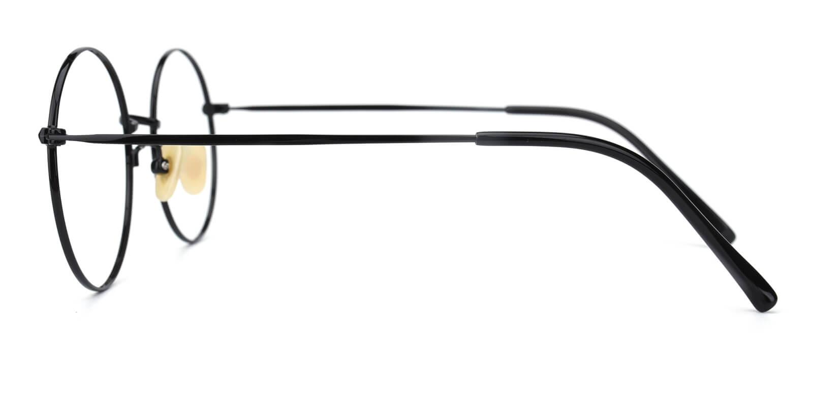 Theenity-Black-Round-Titanium-Eyeglasses-detail