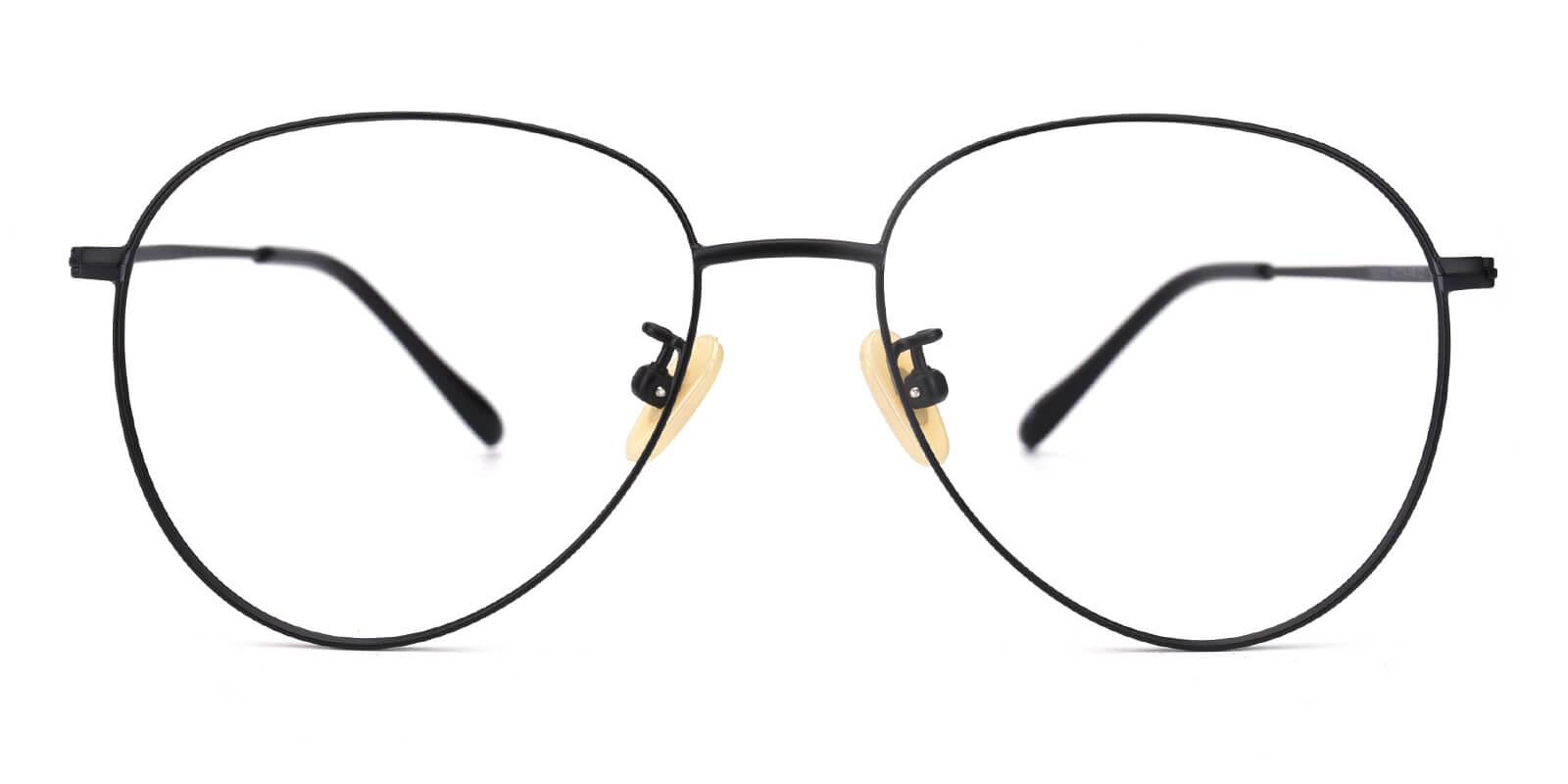 Epilogue-Black-Round-Titanium-Eyeglasses-detail