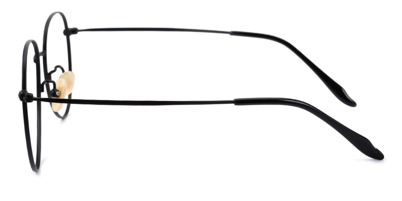 Epilogue-Black-Round-Titanium-Eyeglasses-detail