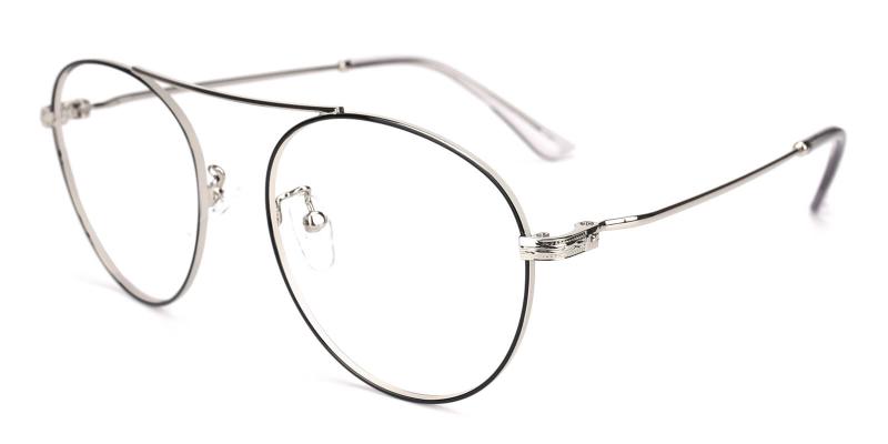 Fleybean-Silver-Eyeglasses