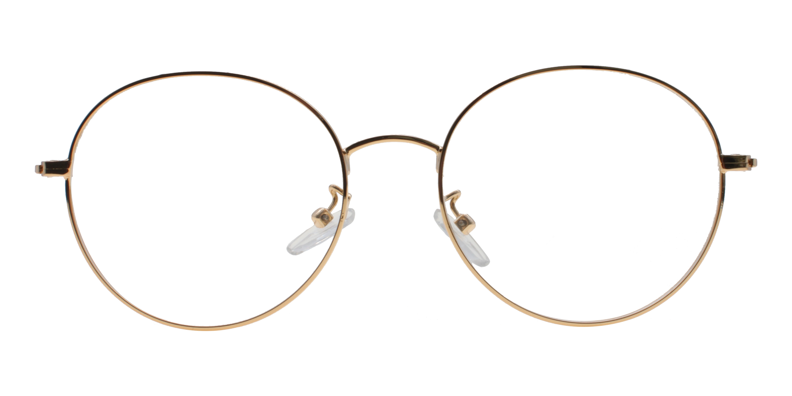 Jessy Round Eyeglasses in Silver - Sllac